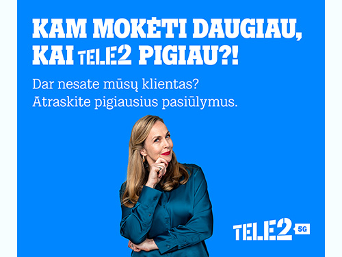 Kam mokėti daugiau, kai „Tele2“ pigiau? Operatorius mažina populiariausių interneto ir 5G planų kainas